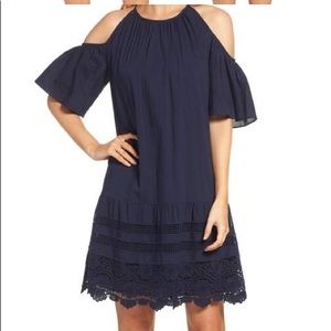 Maggy London cold shoulder summer dress